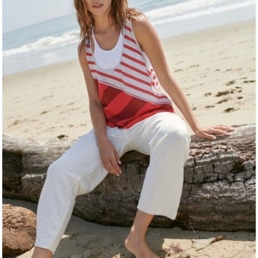 NWT Free People Movement Keep Rolling Racerback Tank in Watermelon Wedge Size XS